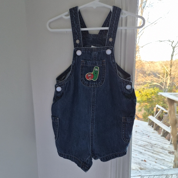Cotton On Kids Other - Veggie Tales Upcycled Baby Shortalls